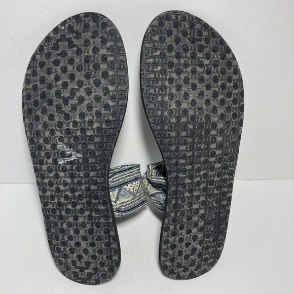 AZTEC TRIBAL Design YOGA Mat SLING Women's Sandal Blue Gray Cream SANUK Womens 9 - Picture 13 of 15
